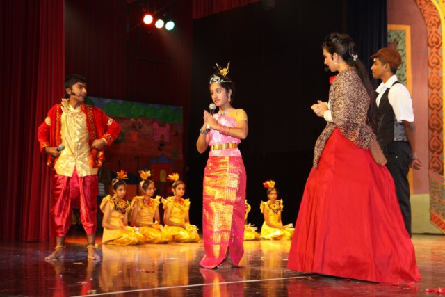 Elaborate costumes lent a touch of authenticity in the students' interpretation of The King & I.